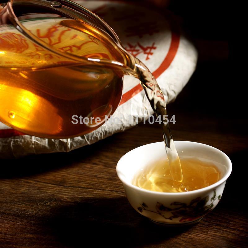 Yunnan Puer Cha Healthy Drink Natural Black Tea 357g Cake Natural-