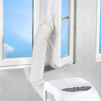 Window Seal 3/4m Airlock Sealing Portable Mobile Air Condition Soft Baffle Nylon