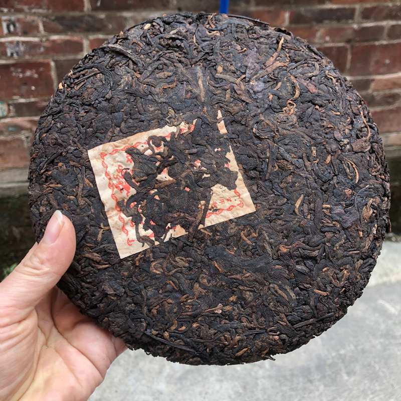 1999 Yunnan Long Ma Tong Qing Yiwu Mt. Old Tea Puerh Tea Cake Ripe Puer Tea 357g