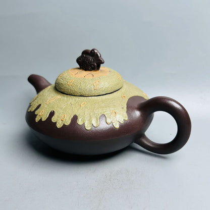Chinese Yixing Purple Clay Teapot Tea Set Pot Zisha Ceramic Cute Decor Figurine