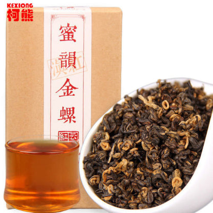 200g Yunnan Organic Early Spring KungFu Tea Kunming Crested Dianhong Black Tea