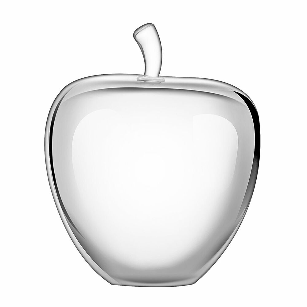 Clear Crystal Glass Apple Paperweight Home Decoration Teacher Appreciation Gift