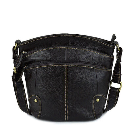 00% Cowhide Women Crossbody Bag Leather Messenger Bags Ladies Shoudler 2023