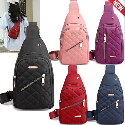 Women Crossbody Shoulder Bags Chest Sling Bag Sports Backpack Fanny Packs Travel