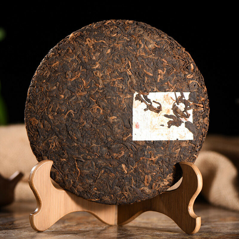 357g Boiled Tea Cake Yellow Seal Pu'er Black Tea Lose Weight -