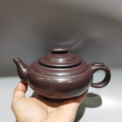 Vintage Chinese Yixing Purple Clay Teapot Zisha Ceremony Fashion Nice Teaware
