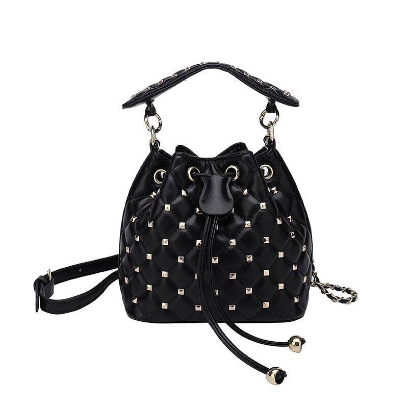 Woman Bucket Bag Faux Fur Shoulder Crossbody Bags Ladies Totes Bag