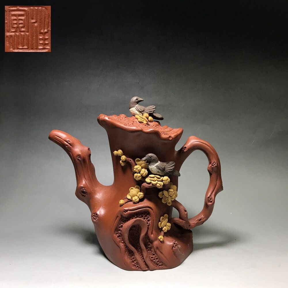 Chinese Yixing Zisha Clay Handmade Exquisite Teapot （曲壶 【底款】汪寅仙）