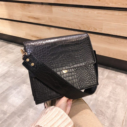 PU Leather Shoulder Crossbody Bags Women Bag Pattern Casual Tote Bag
