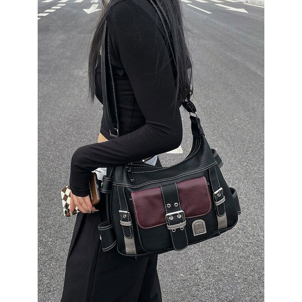 PU Leather Shoulder Bag tote Women's Bag Large Capacity Handbag Bag Female