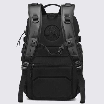 OZUKO Men's Backpack, Waterproof Oxford Large Travel Bag, 15.6" Laptop Backpack