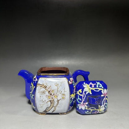 vintage chinese yixing purple clay teapot zisha ceremony teaware collection rare