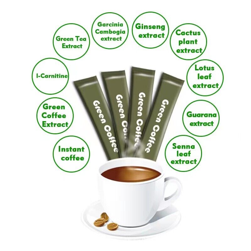 Natural Herbal slimming green coffee Weight Loss Slim Coffee Slimming Detox Tea