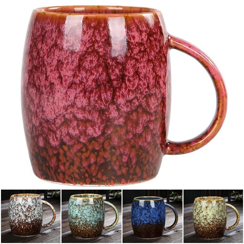 Creative Mugs 400ml Large Capacity Ceramic Coffee Tea Cups Couple Japanese-Style