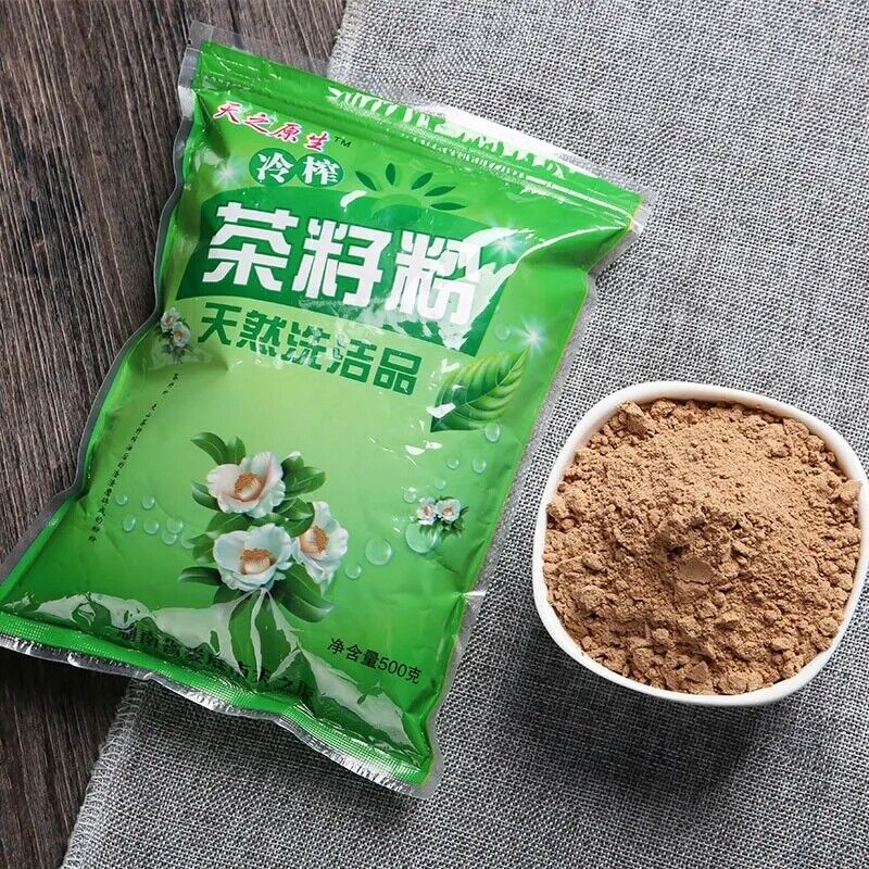 500g Top Pure Tea Seed Powder Shampoo Hair Natural Cleansing Powder Dish Wash