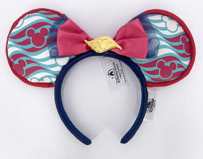 2022 Pink Navy Teal Logo Headband Limited DCL Cruise Line Disney Parks Ears