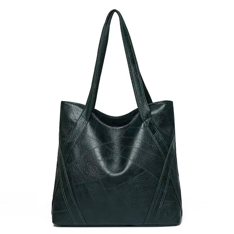 Fashion Women's Ladies Faux Leather Tote Bag Shopper Shoulder Bag Handbag