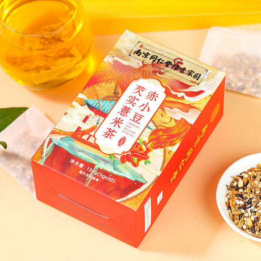 同仁堂赤小豆芡实薏米茶养生茶150g TongRenTang Chixiaodou Gorgon Pearl Barley Tea Health tea