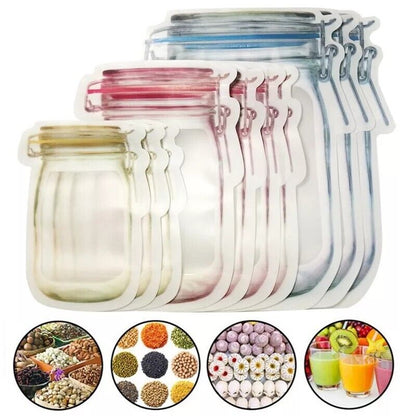 Recipientes Flexibles De Silicona Frascos Contenedores Envases De Alimento 10Pcs