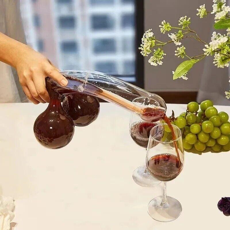 Unique Whisky Decanter Funny Liquor Creative Glass Container Scotch Tequila Bran