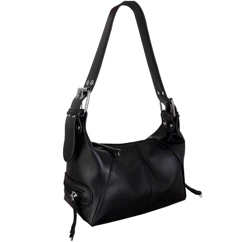 New Designer Elegant Underarm Bags Top PU Leather Women's Vintage Shoulder Bags