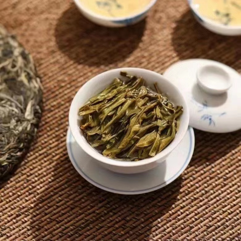 357g Yunnan Puerh Raw Tea Cake 2022 Banzhang Wuzhai Raw Puer Cake Tea Pu-erh Tea