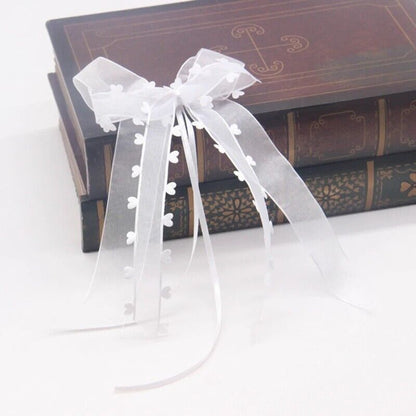 Party Decoration 30Pcs Polyester DIY Birthday Pull Gift Wrapping Car Bow 12x25cm