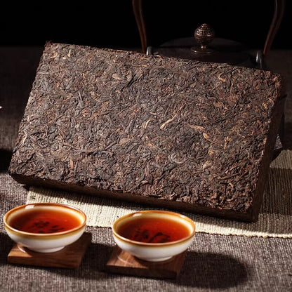 200g Yunnan Menghai Large Tree Dry Storage Hand Brewed Tea Ripe Tea Brick