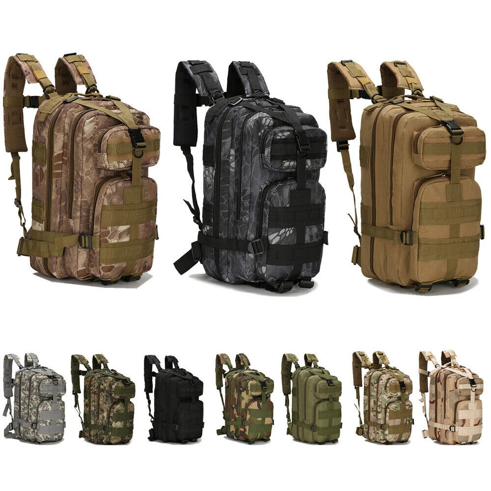 Men Army Tactical Backpack Outdoor Rucksack Hiking Bags Military Backpack