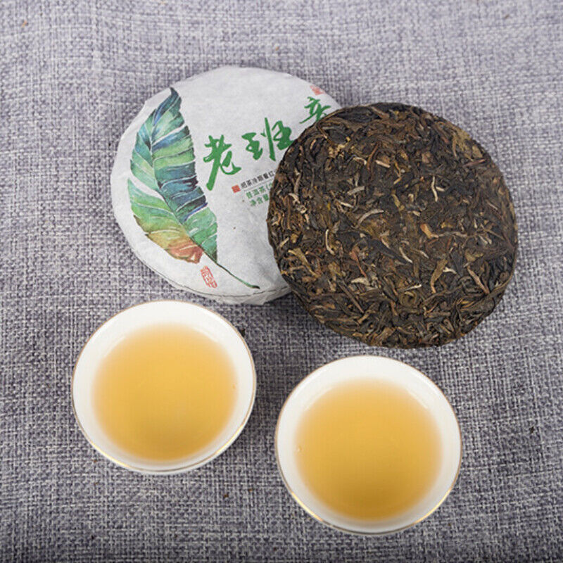 Pu'er tea cake tea cake laobanz slope tea cake spring tea 100g Yunnan tea-