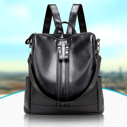 Women Leather Travel Backpack Handbag Shoulder School Bag Rucksack Satchel