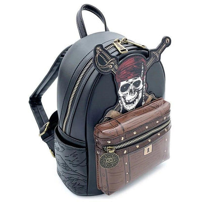 Disney Pirates skull Loungefly Mini Backpack Jack Sparrow shoulder bag backpack