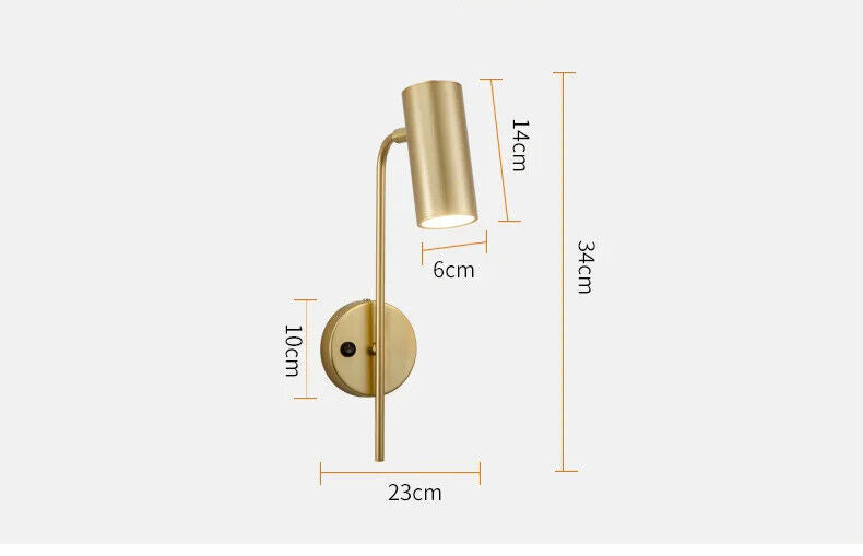 Wall Lamps Bedroom Bedside Reading Lights Modern Retractable Adjustable Lighting