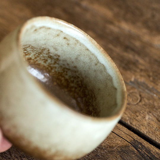 Ceramic Tea Cup Set of 5 Chinese Kung Fu Tea Cup 80ml