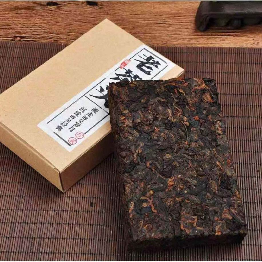 250g Pu-erh Ripe Tea Brick Laochatou Pu-erh Cooked Tea Yunnan Pu'er Black Tea