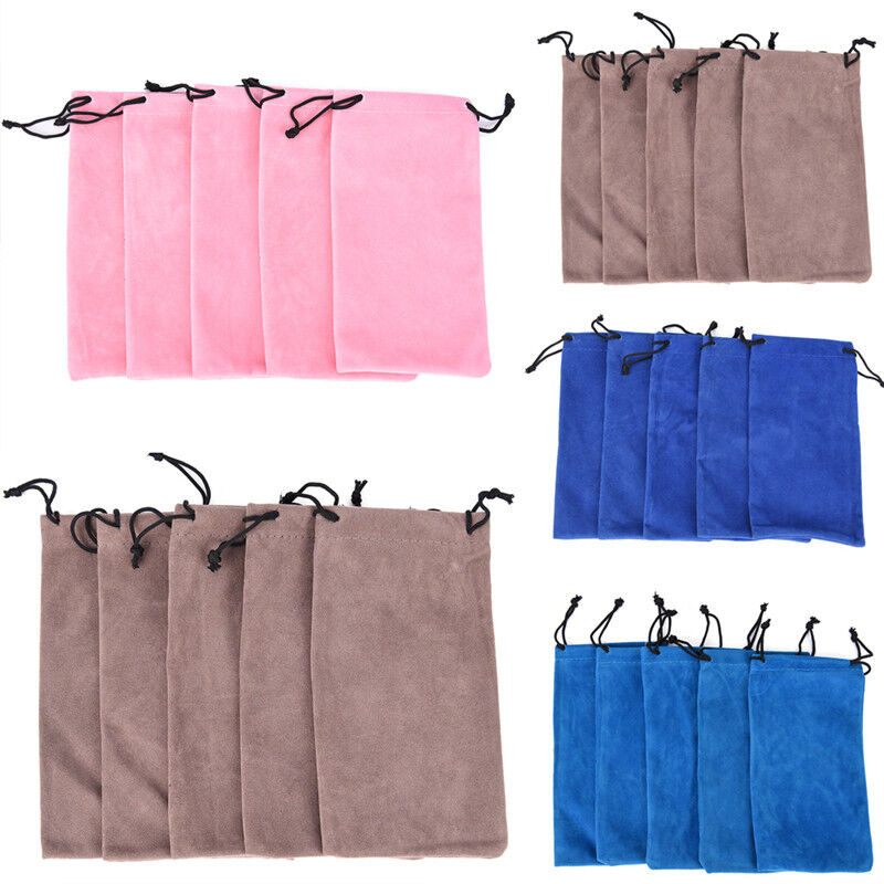 10X Soft Glasses Case Storage Pouch Bag Sunglasses Eyeglasses Cloth Pouch BaY-ca