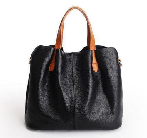 Women Soft Genuine Real Leather Tote Handbag Purses Crossbody Bag Shoulder Bags