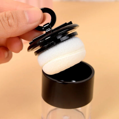 Powder Jar 10g Miniature Plastic W/ Sifter Empty Face Loose Makeup Blusher Cases