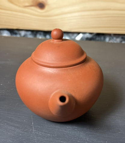 Vintage Chinese Yixing Red Clay Teapot Zisha