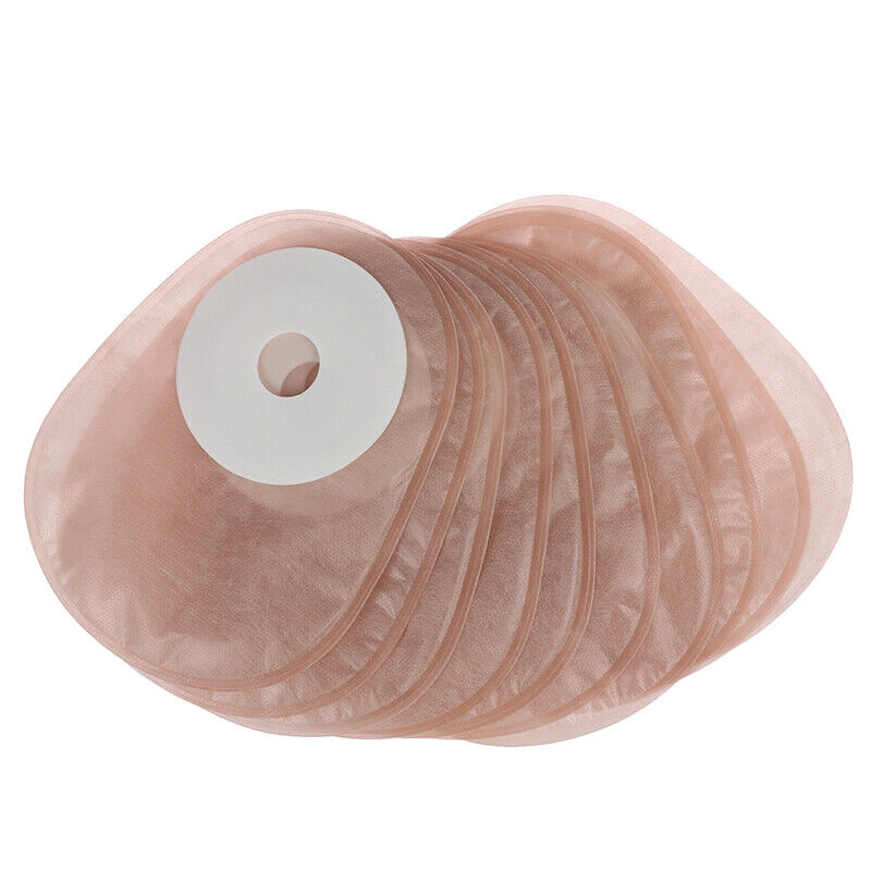 10PCS One-piece System Colostomy Bags Disposable Ostomy Drainable Single PoY-ca