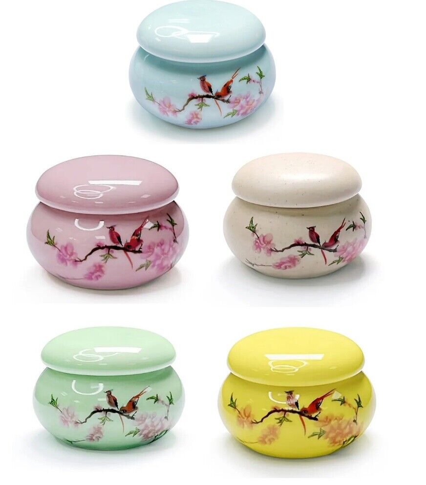 Nail Art Tools Porcelain Dappen Dish With Lid Acrylic Liquid Powder Ceramic Cups
