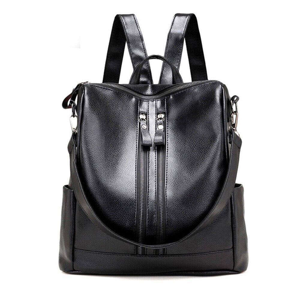 Women Leather Travel Backpack Handbag Shoulder School Bag Rucksack Satchel