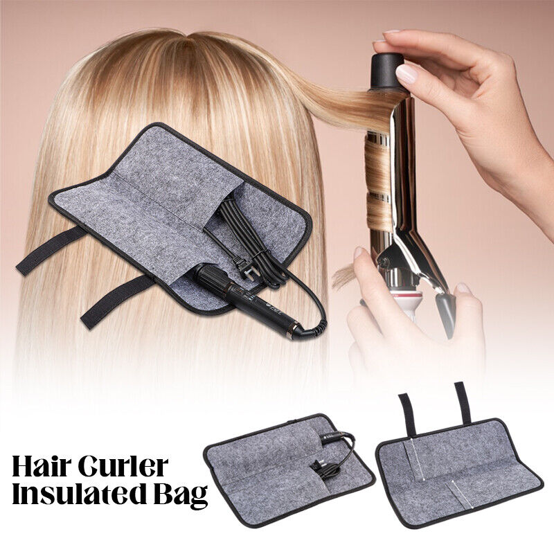 Nylon Hair Curler Storage Bag Anti-Scalding Styling Tool Pouch Travel Storage