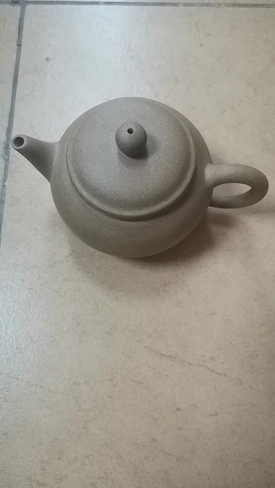 Zisha Teapot 5.4oz Purple sand pot Chinese Yixing clay Tea Pots yellow gray