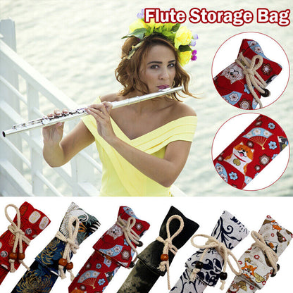 60/80cm Flute Storage Bag Portable Dust Protection Case Cover Bamboo Flute Bag