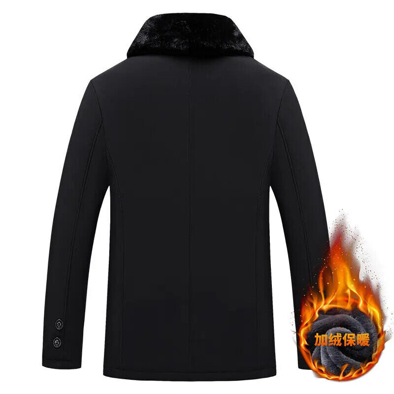 Men Streetcoat Cotton Coat Jacket Winter Coat Fur Men Winter Coat Men's