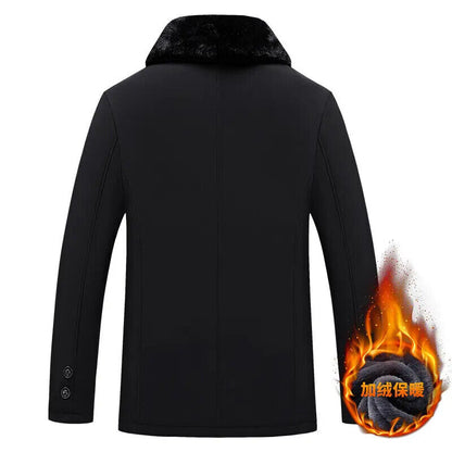 Men Streetcoat Cotton Coat Jacket Winter Coat Fur Men Winter Coat Men's