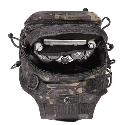 Men's Tactical Chest Bag Outdoor Hiking Climbing Backpack 600D Shoulder Bag
