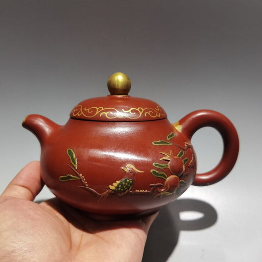 vintage chinese yixing purple clay teapot zisha ceremony fashion nice teaware