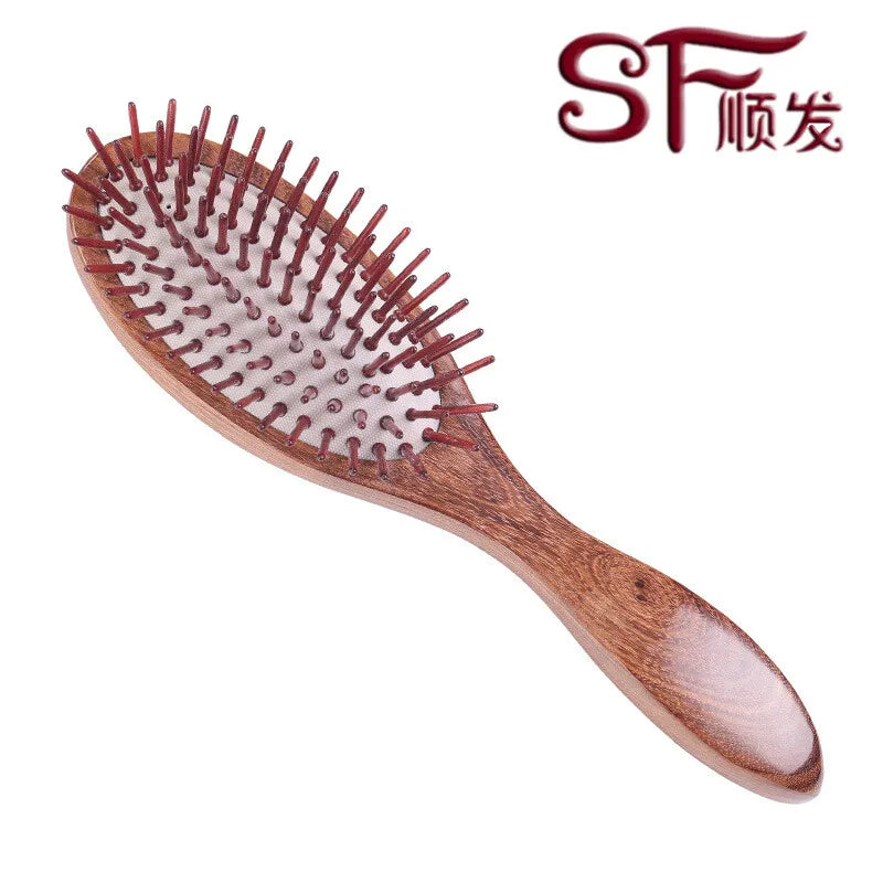 Sapotaceae Wood Massage Brush Air Cushion Massage Scalp Brush Gift Box Packaging